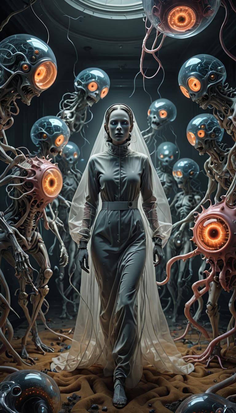 Surreal Multiverse Sleepwalking: Horror Abstraction