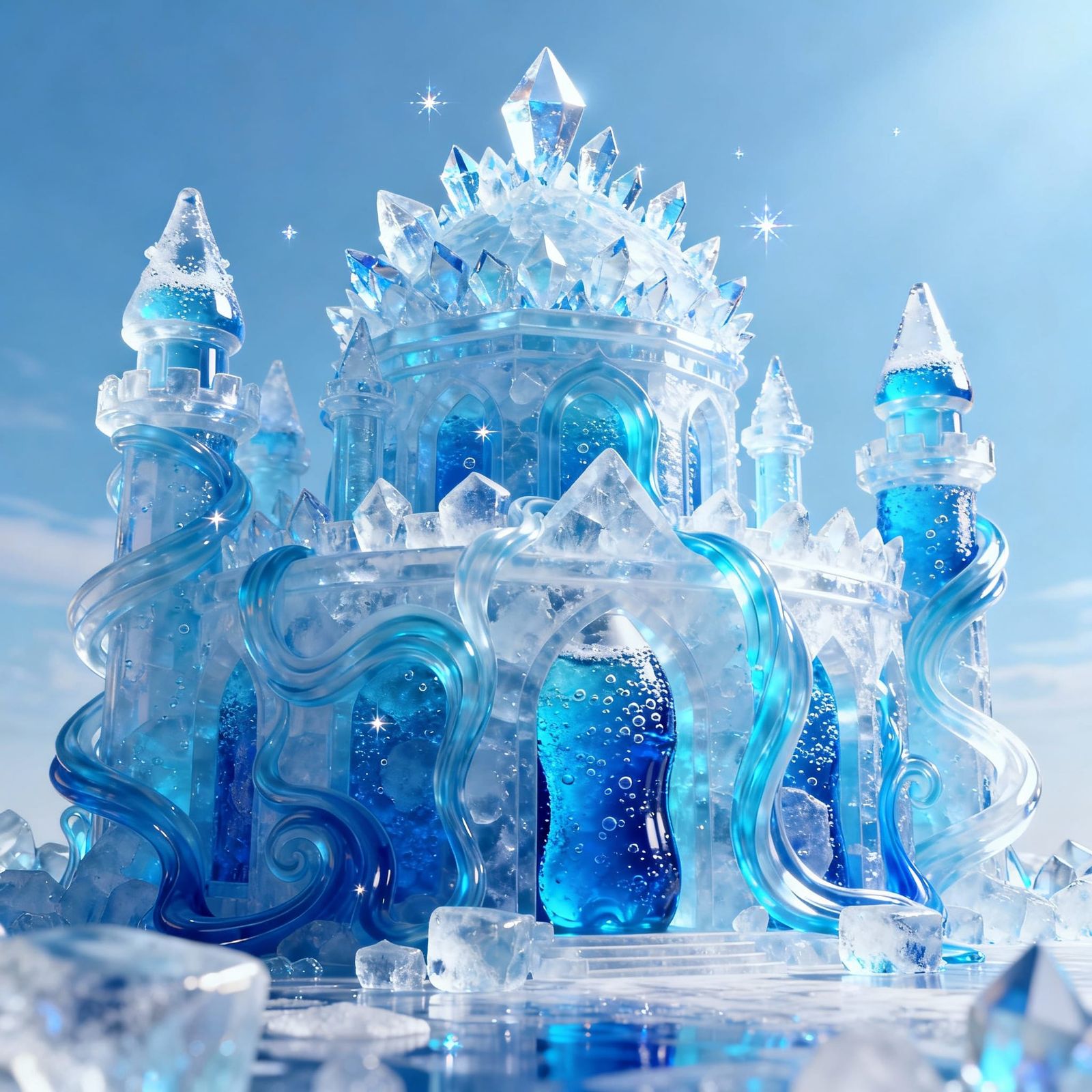 Soda Ice Palace: A Surreal Architectural Dreamscape
