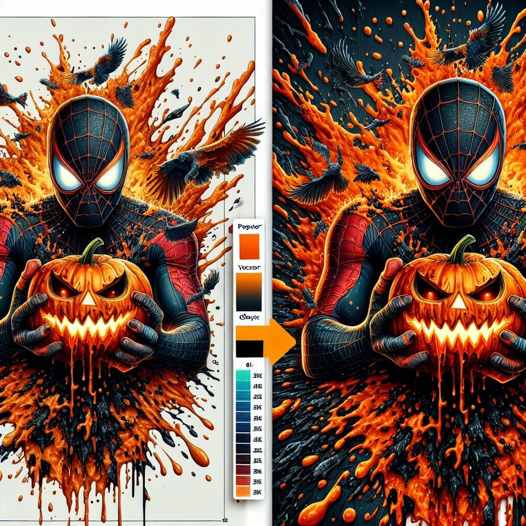 vector mixed with glossy horror art that’s vividly detailed ...