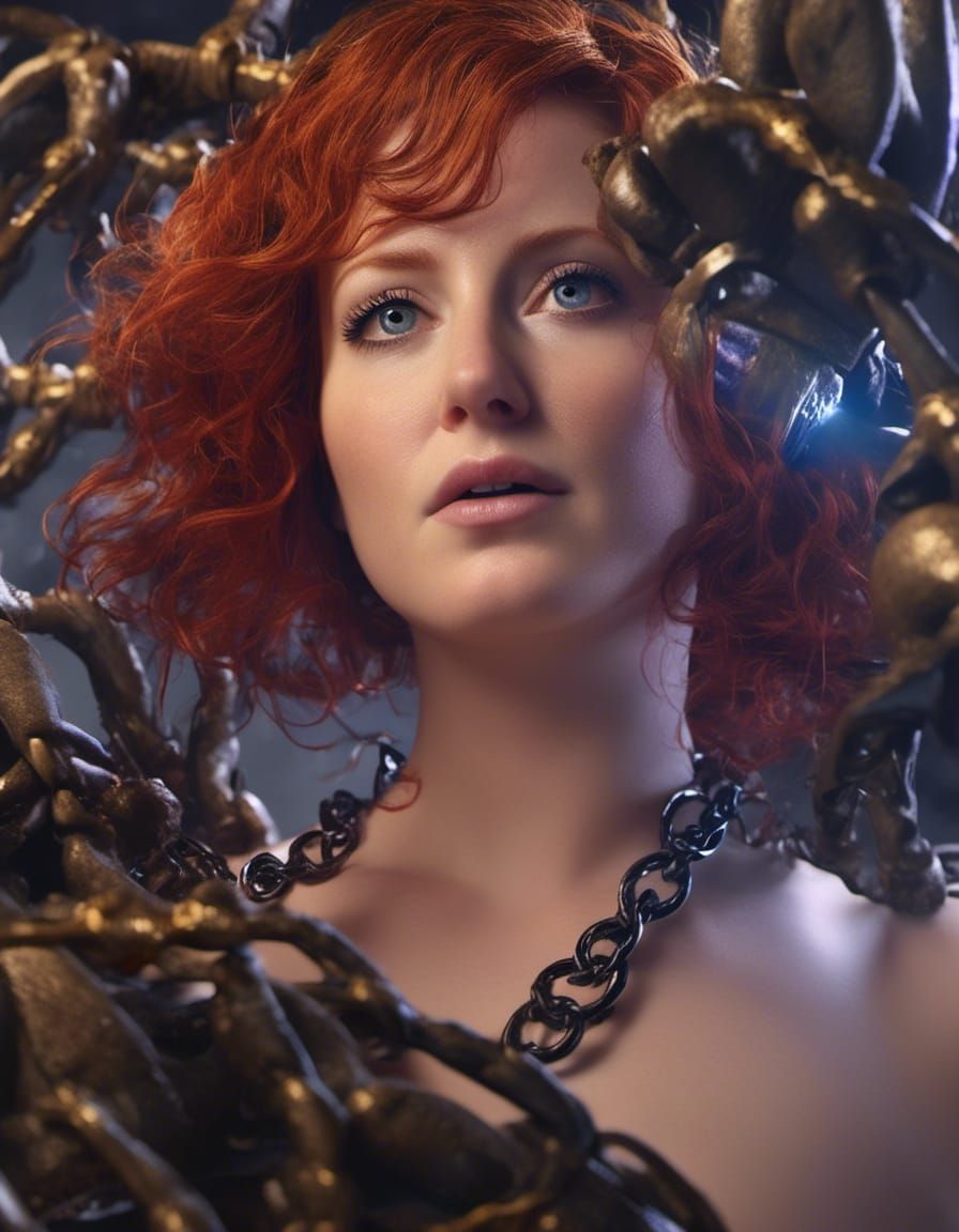 Hyperrealistic Cyberpunk Portrait in 8k Resolution