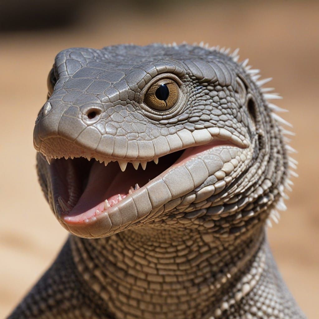 The western blue-tongued lizard grows to around 45 cm (18 in...