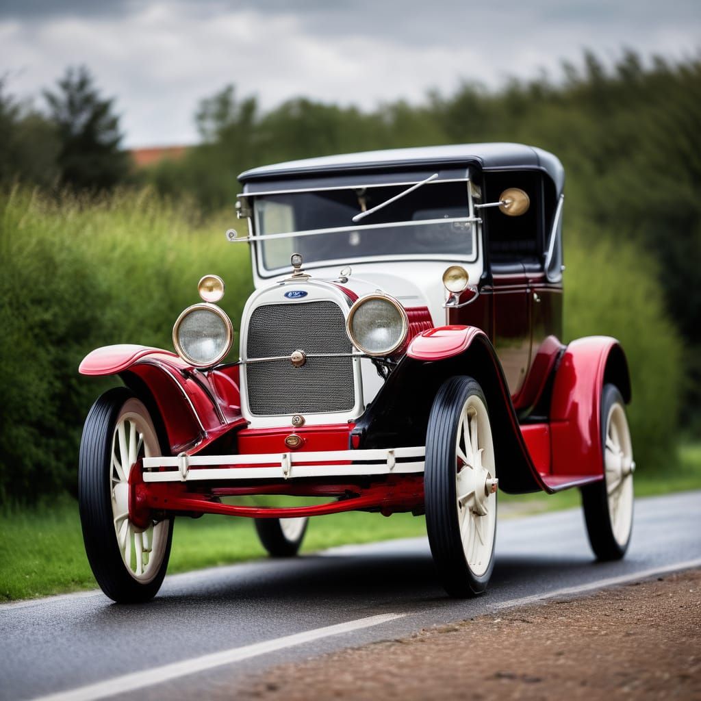Vintage Ford Roadster Shines in Perfect Condition