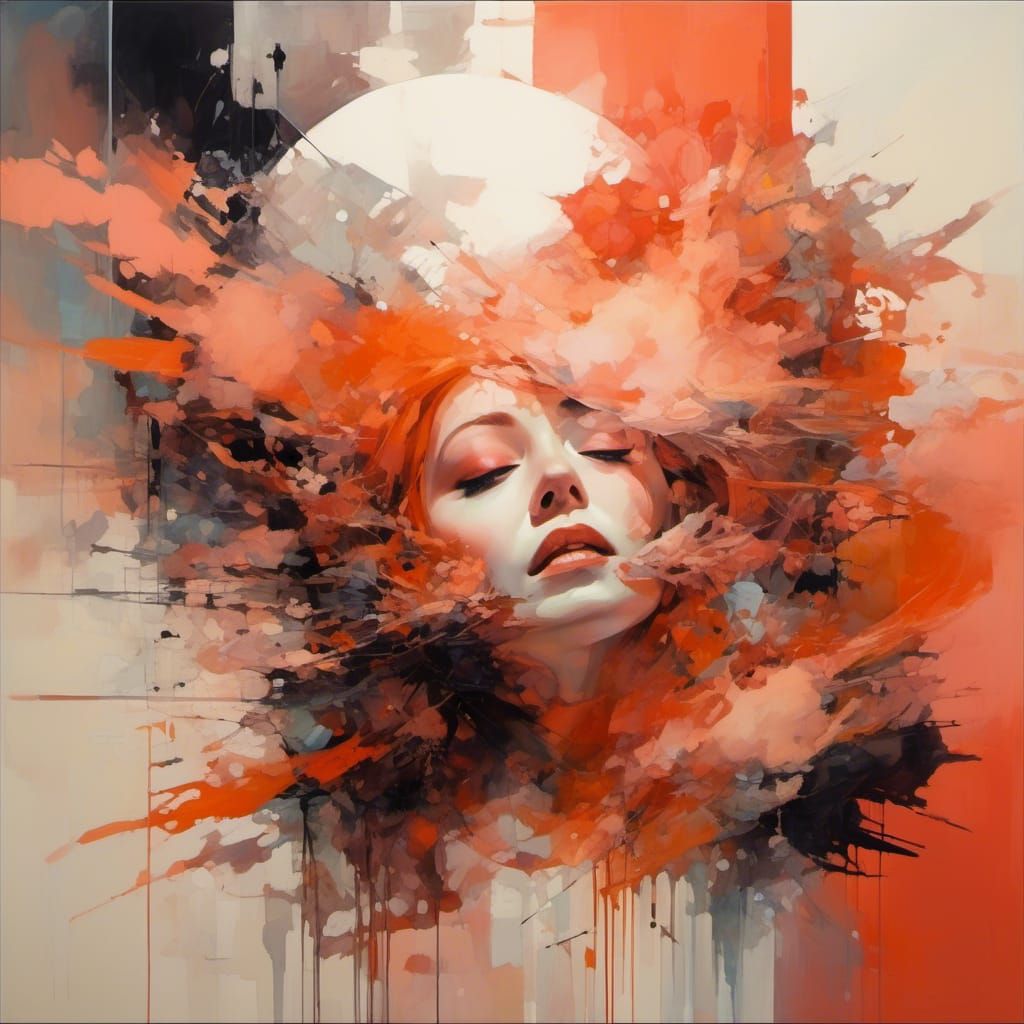 Psychedelic Surreal Portrait in Dreamscape