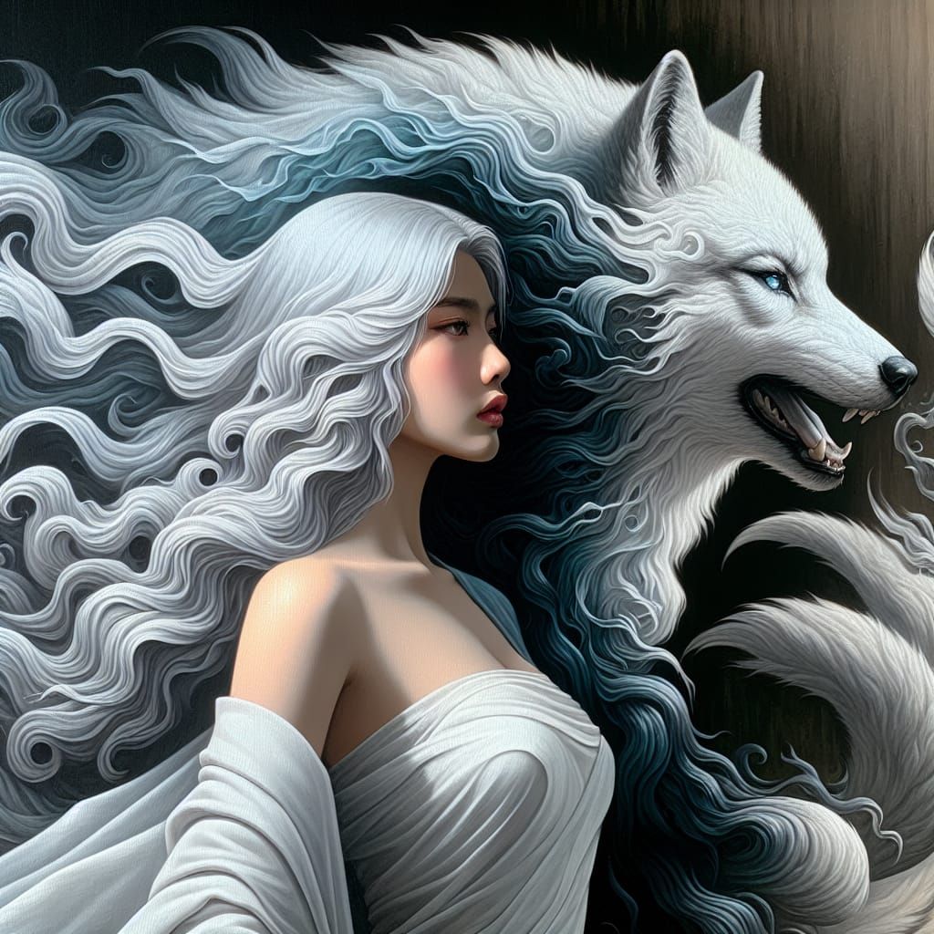 Arctic Wolf Woman