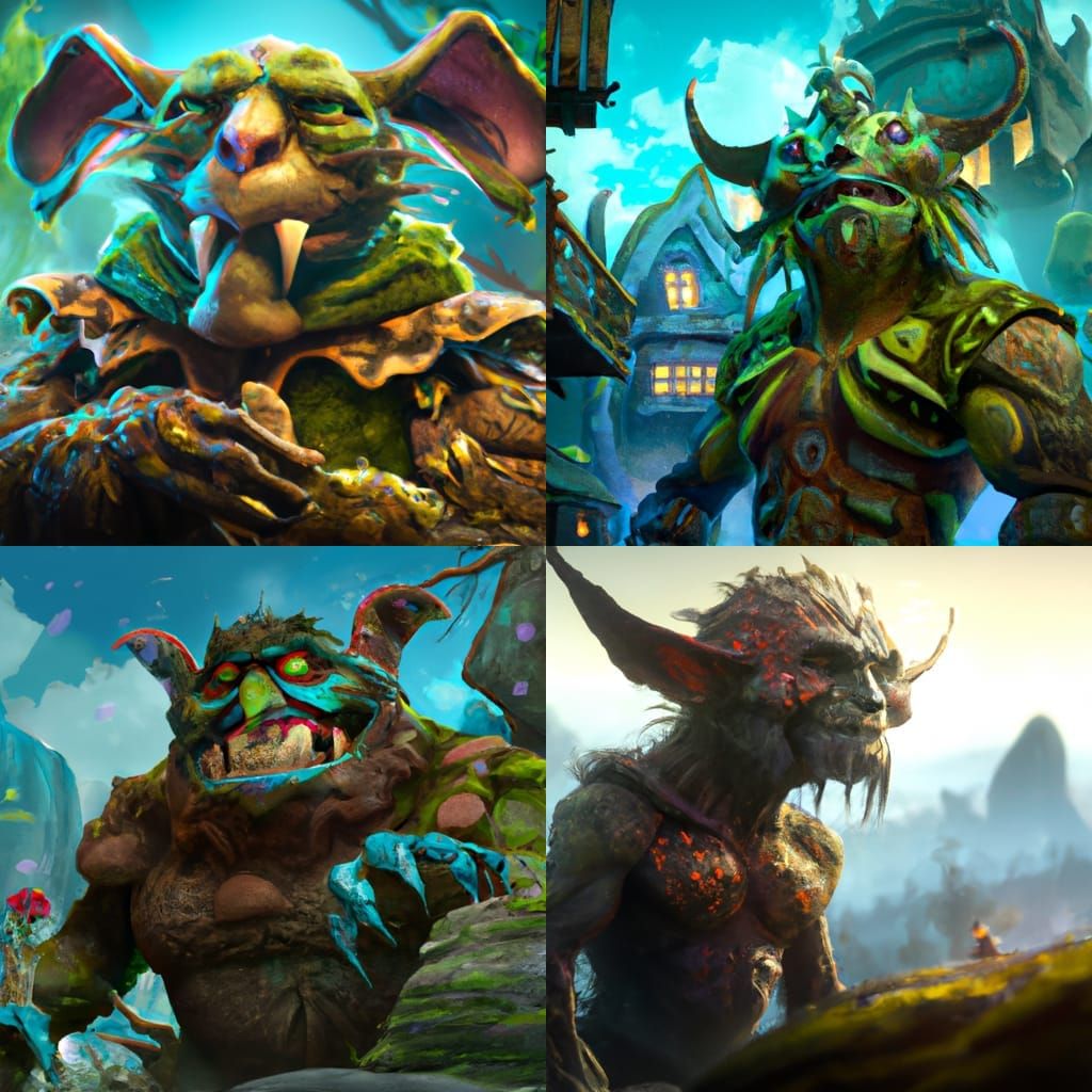 Fantastical Tasmanian Villain in Detailed Matte Painting