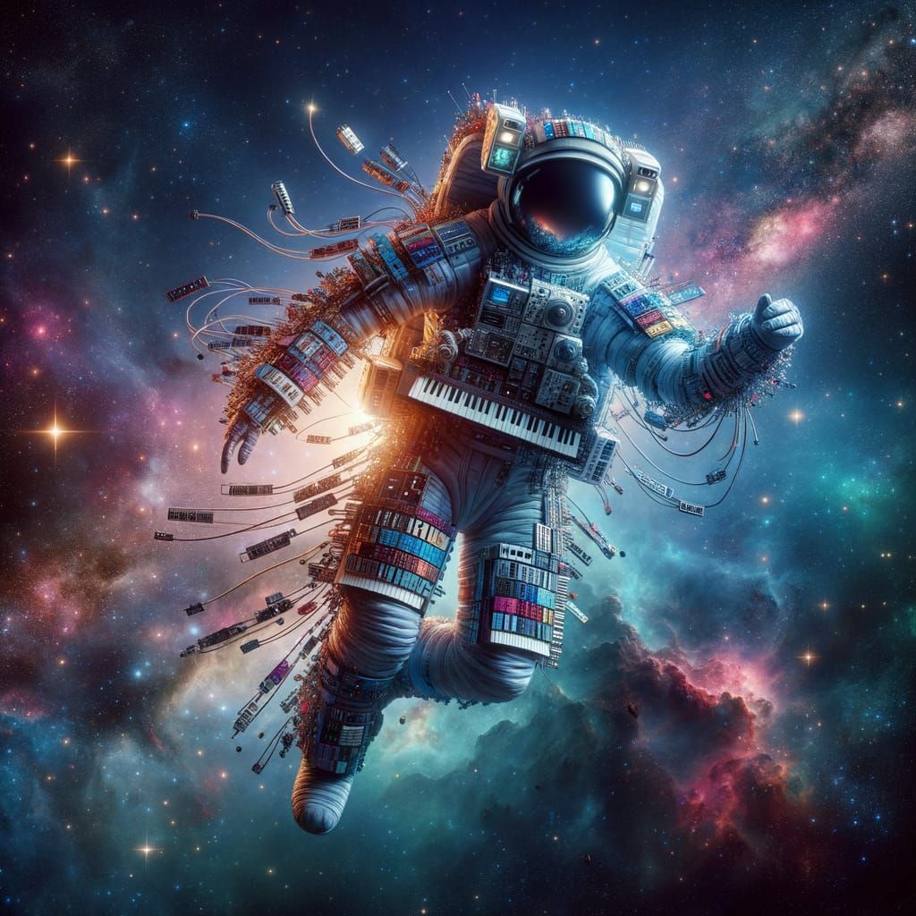 Synthesizer astronaut