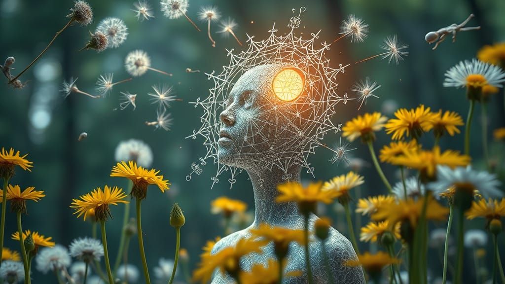 Cosmic Surrealism: Celestial Dream in Octane Render