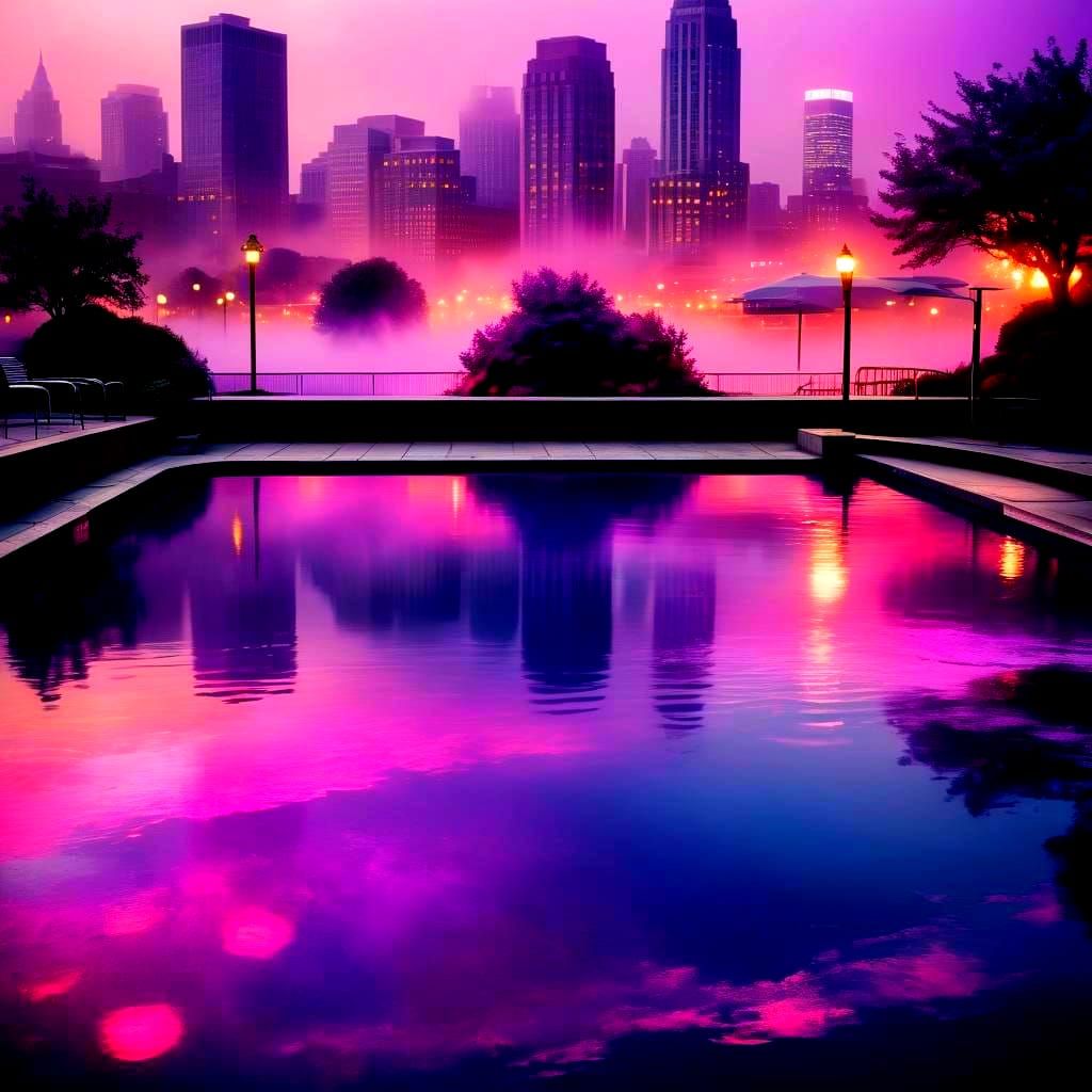 Surreal Dreamscape in Frutiger Aero Colors