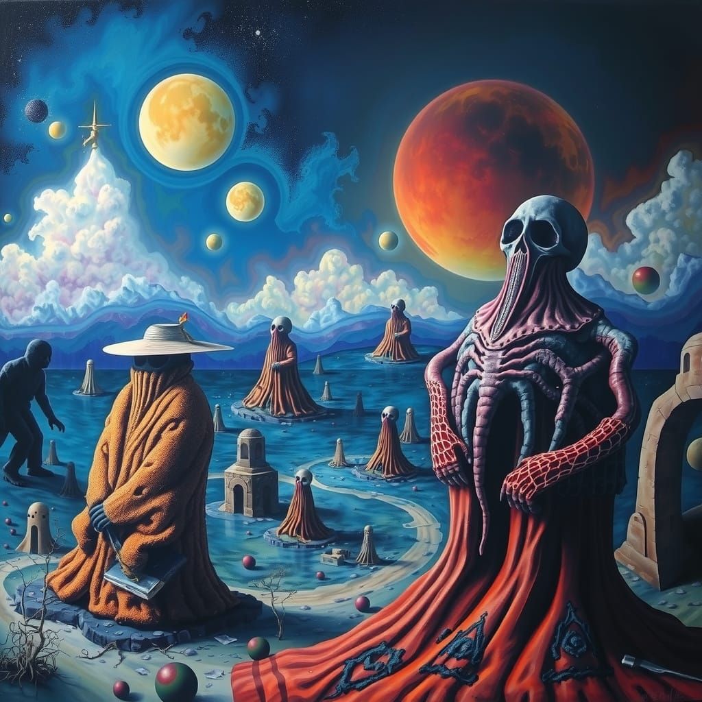 Surreal Dreamscapes in Vibrant Colors