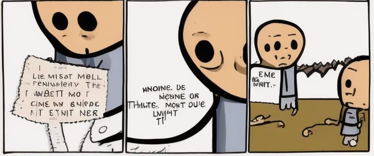 Burning Mountain Cast into Sea: Surreal Cityscape