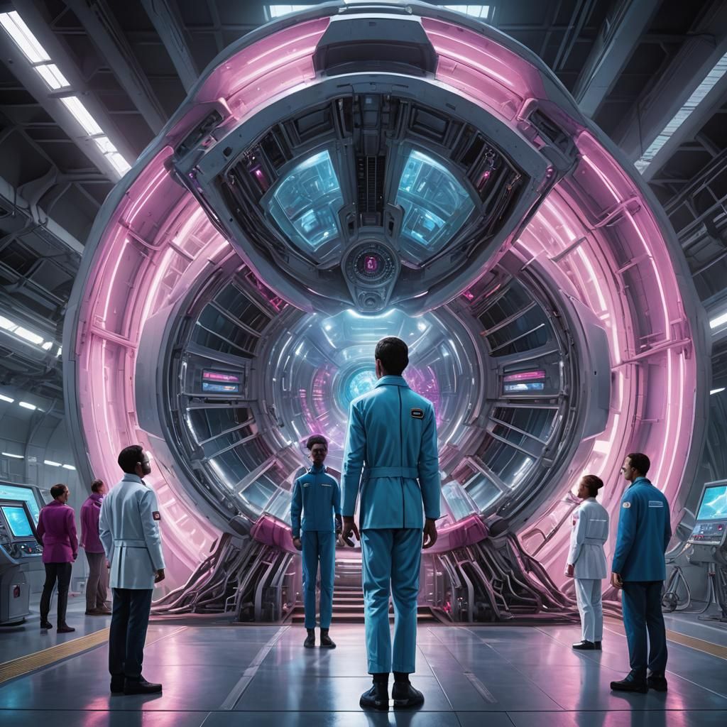 Hyperrealistic Sci-Fi Extraterrestrial Concept Art in 8K