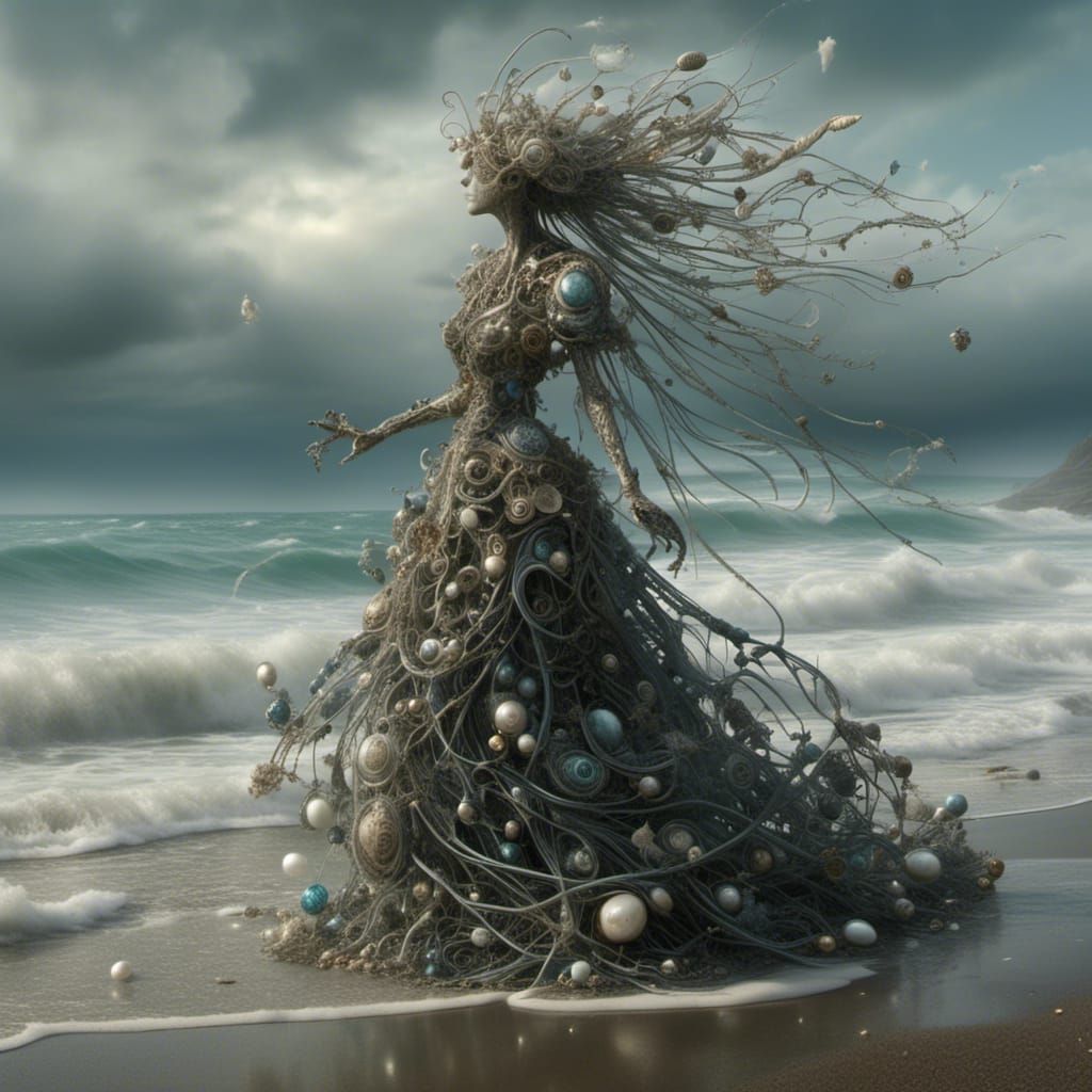 Ethereal Sea Hag on the Beach