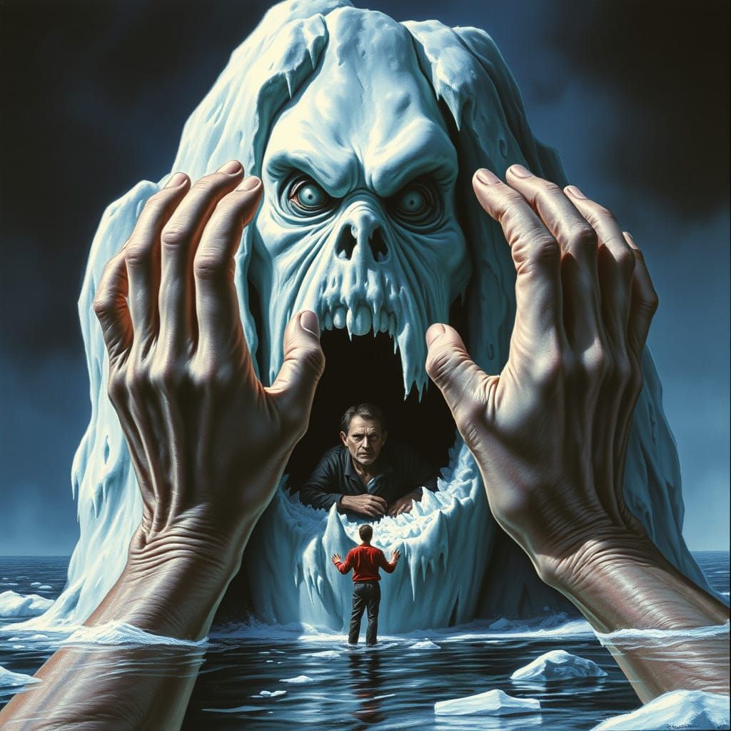 Eldritch Horror Gargantuan Iceberg Awakens, Trapping Friend