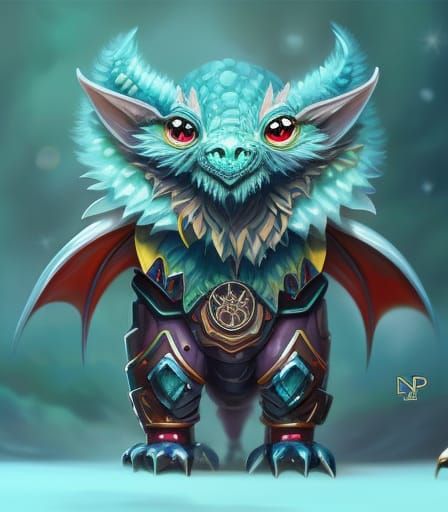 Winged Trash Dragon: Digital Painting in Hyperrealism