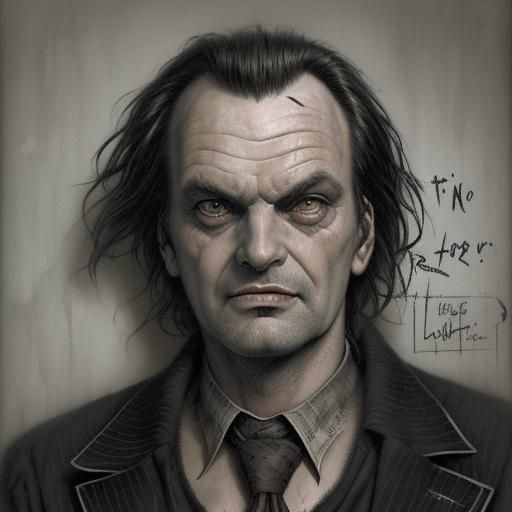 Jack Torrance Writing, Luis Royo Style