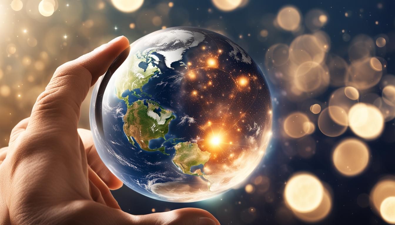 The Law of Attraction as Realistic Digital Graphic