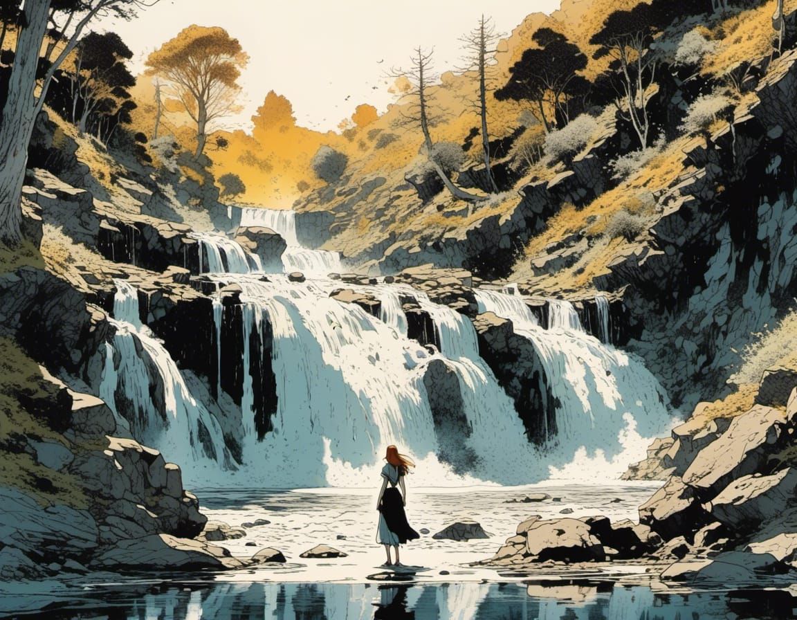 High Hekila waterfalls are often stunning