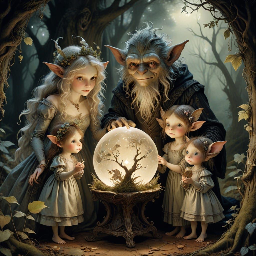 Victorian Gremlins Conjure Spirits in Woodland Home