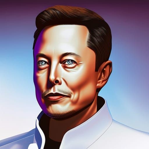 Elon Musk and Donuts: Hyperrealistic Splash Art