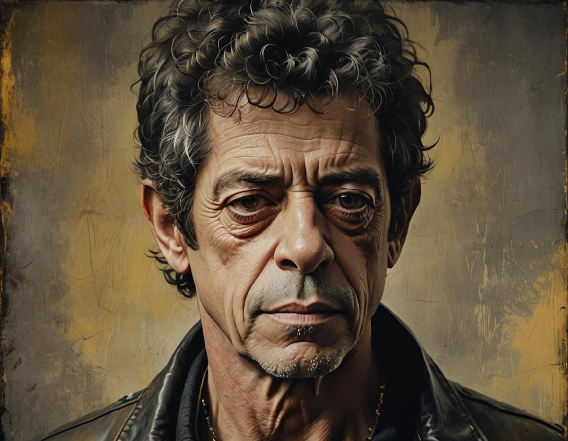 Morose Man Portrait in Concept Art Style