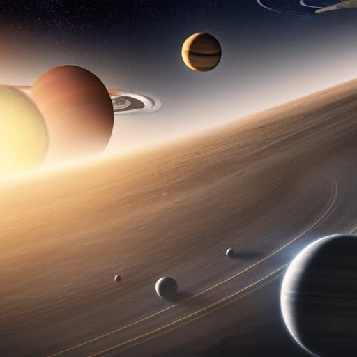 Spectacular Solar System Planets and Moons in 8k