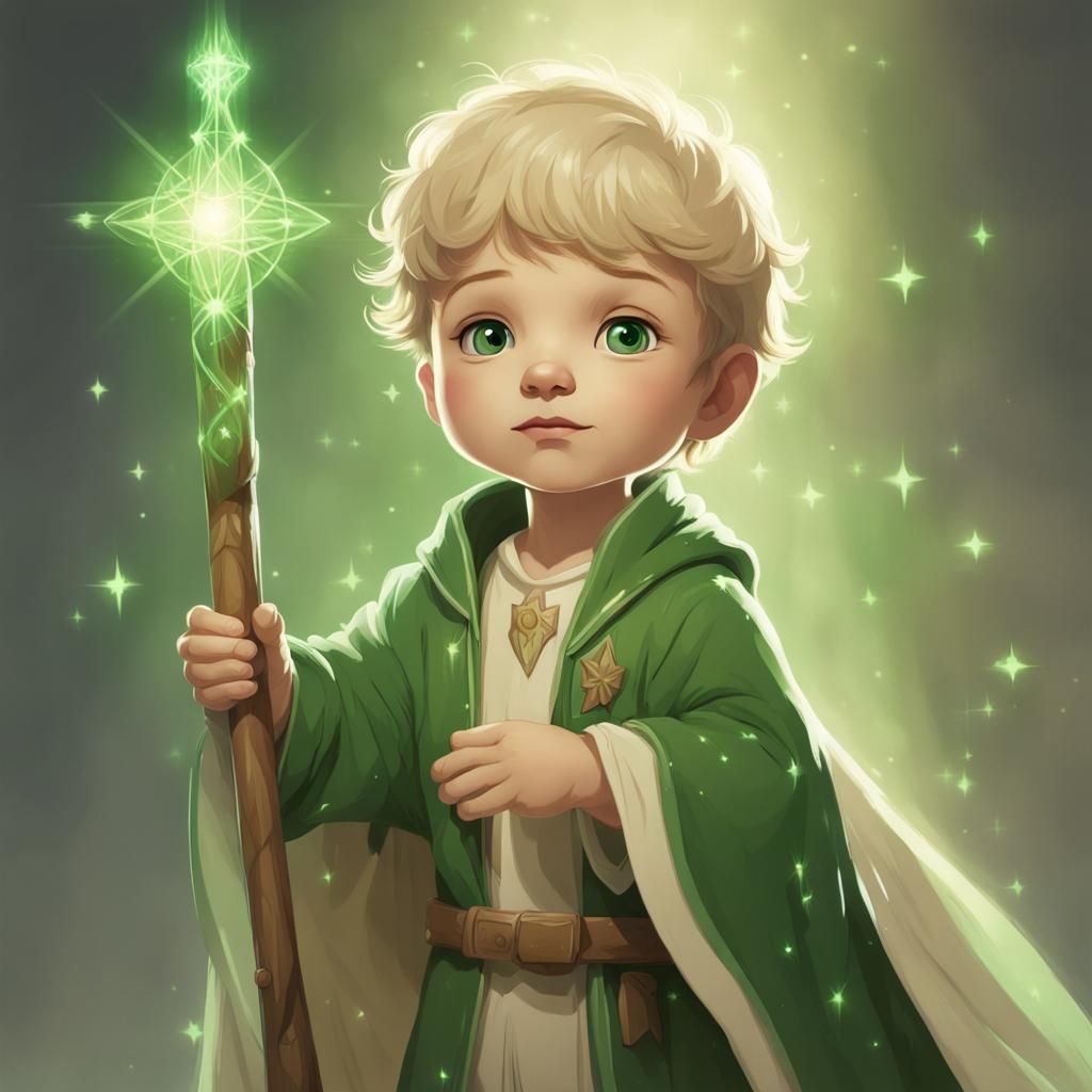 Son of Life with Glowing Staff