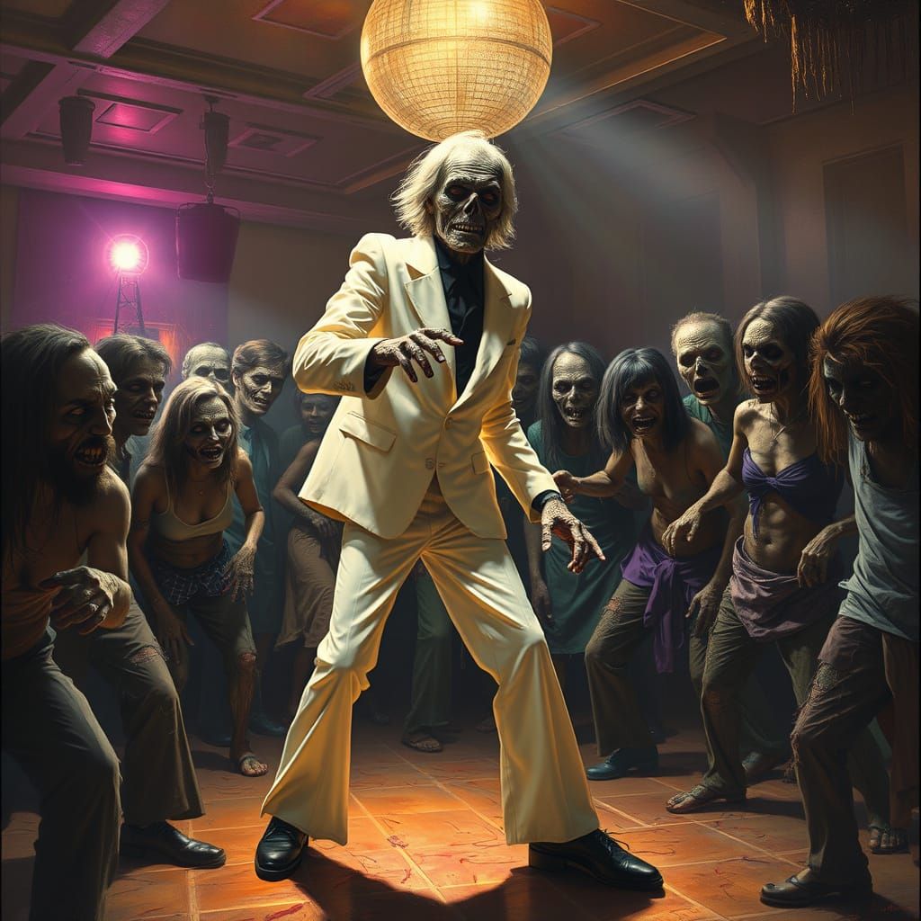 Disco Zombies Dance at 70s Prom in Gritty Style