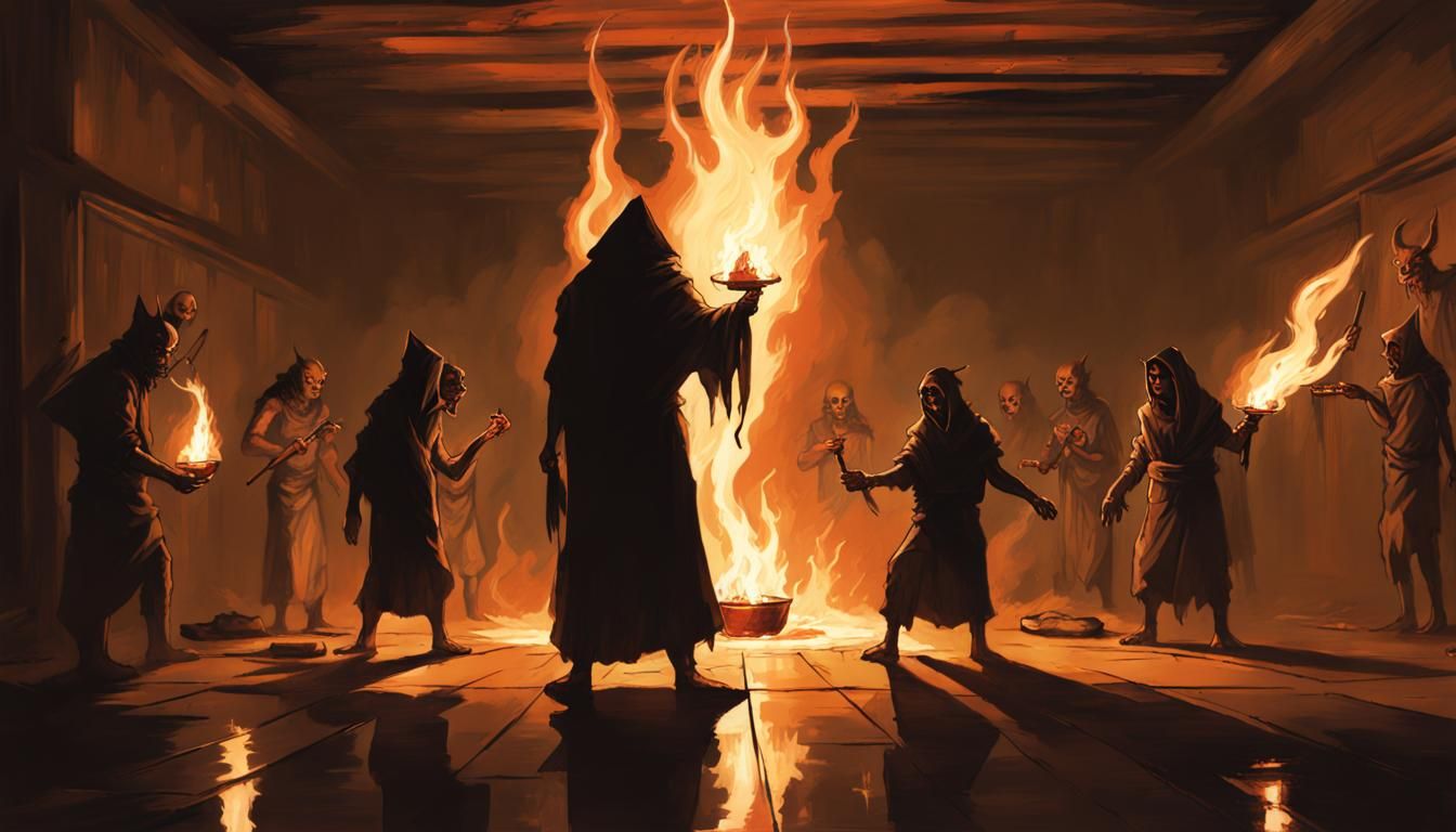 Cultists Summon Demonic Chihuahua in Sinister Ritual