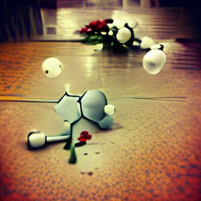 Lonely Molecule's Demise in Empty Space