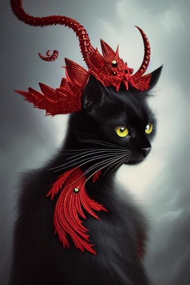 Black Thory Countess Dragon Cat
