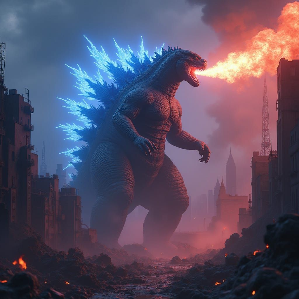 Godzilla Reigns Supreme in a Futuristic Apocalypse