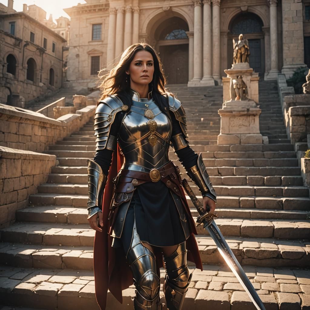 Roman Legion Linda Carter in Morning Light