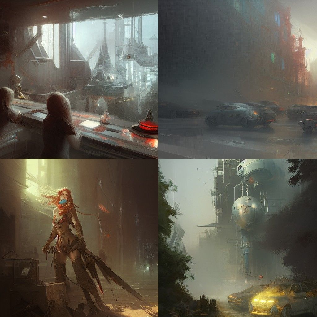 Artwork Inspired by Dmitriy Kuzin's Style