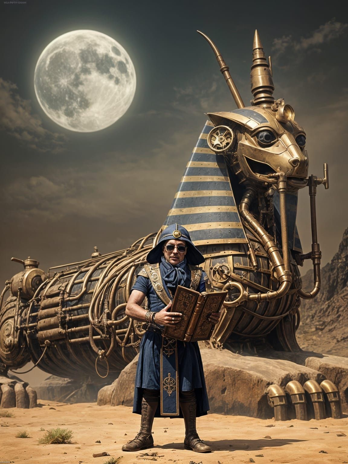 Steampunk Sphinx Built by God Toth