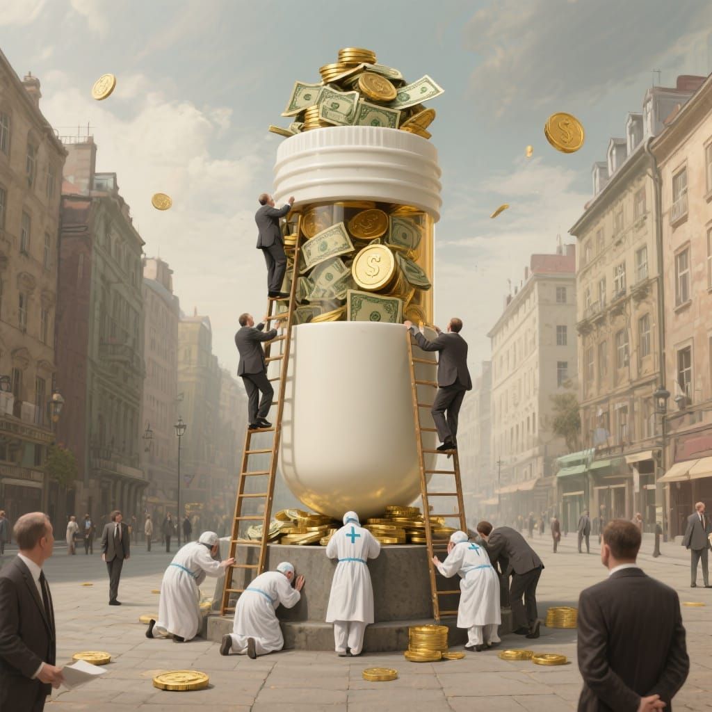 Monumental Pill Bottle: A Kuczynski-Inspired Social Commenta...