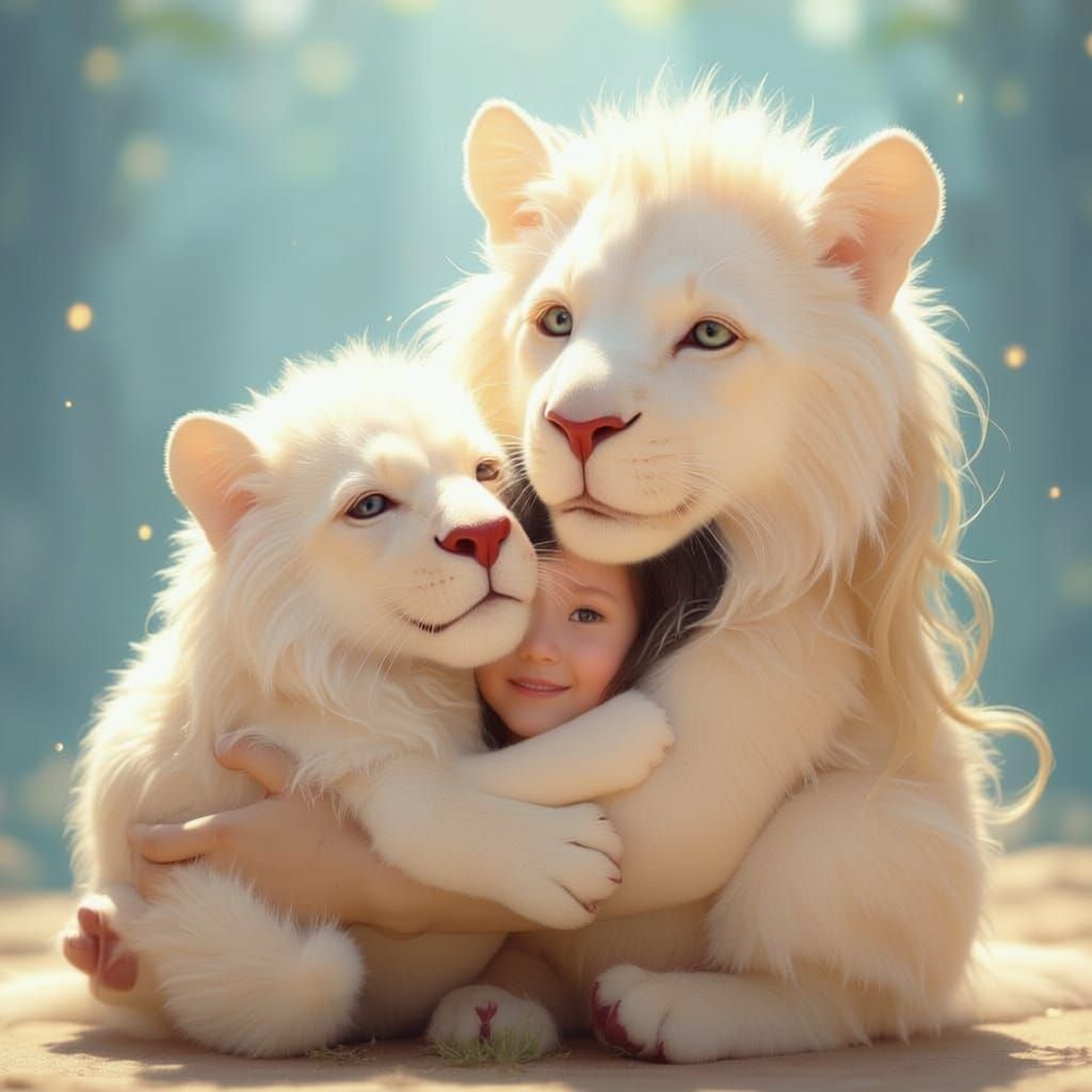 Blonde Woman Touches Ethereal Infinity Loop in Pre-Raphaelit...