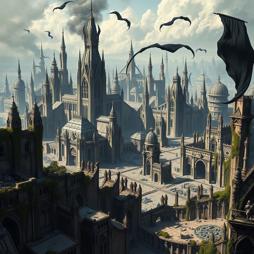 Surreal City of Serpent's Dominion in Tamriel