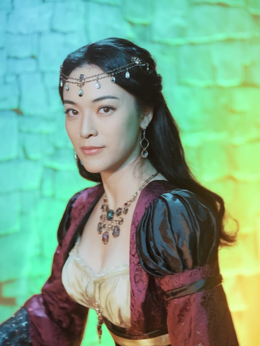 Regal Fantasy Princess in Ornate Jeweled Attire