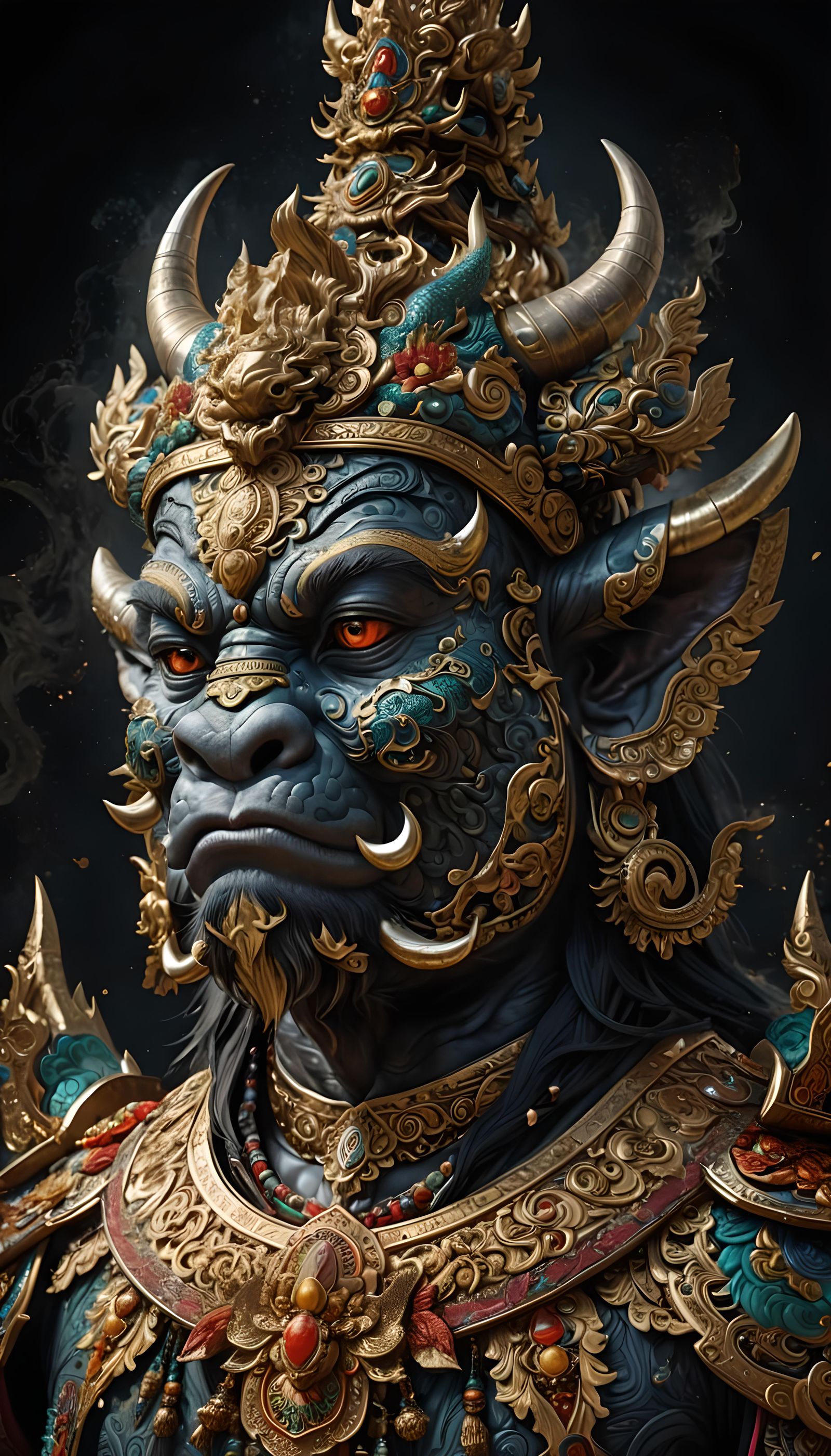 Phaya Yak famous thai god.