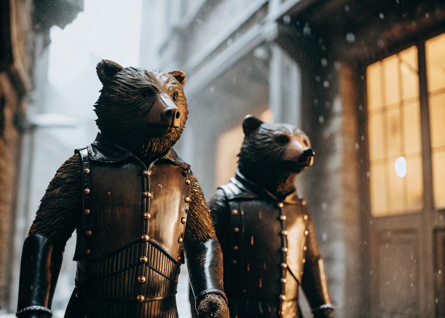 Teddybear Teddyboys Sgraffito in Polymer Clay