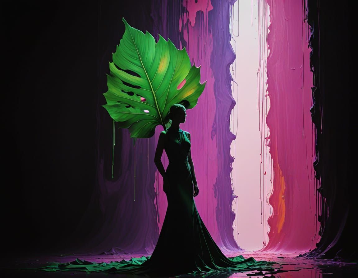 Ephemeral Transformation in Distorted Digital Realism