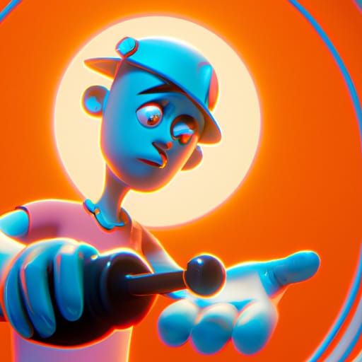 Drug Dealer on Kepler: Pixar-Style 3D Art