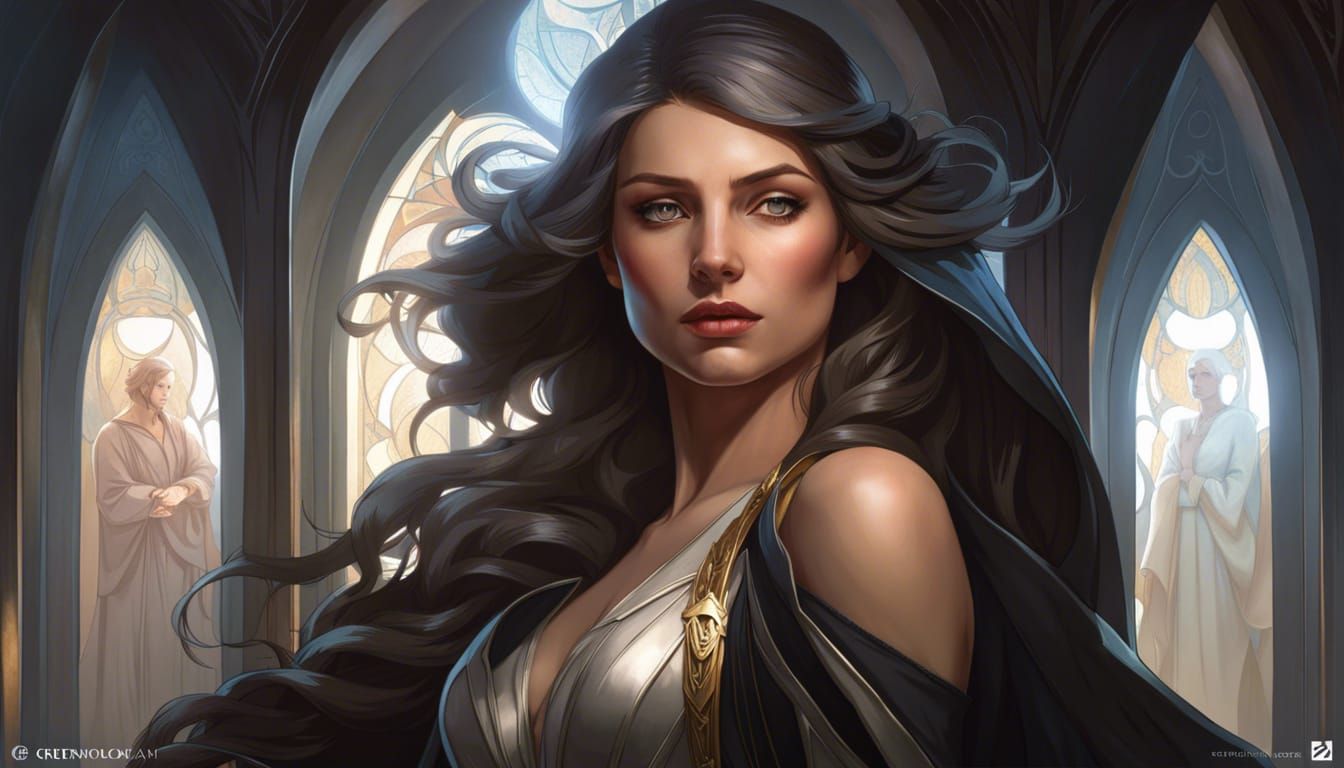 Life and Death Portrait in Dynamic Lighting