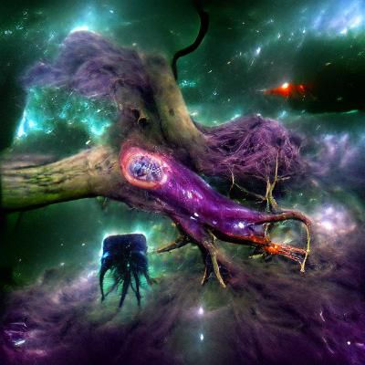 Abstract Tentacle Swirls: A Colorful AI Creation