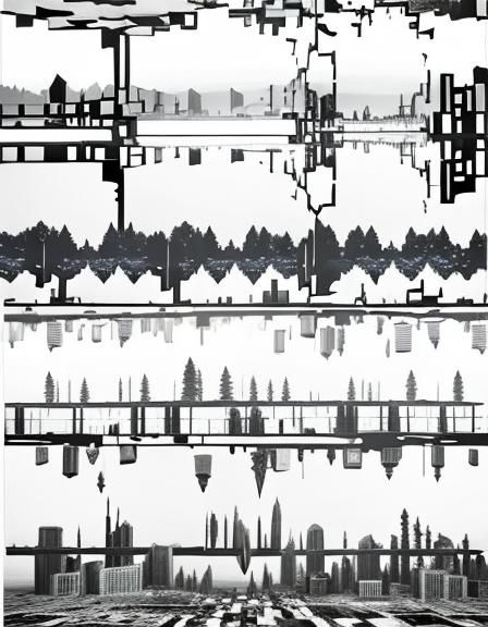 Broken Topsy-Turvy Landscape