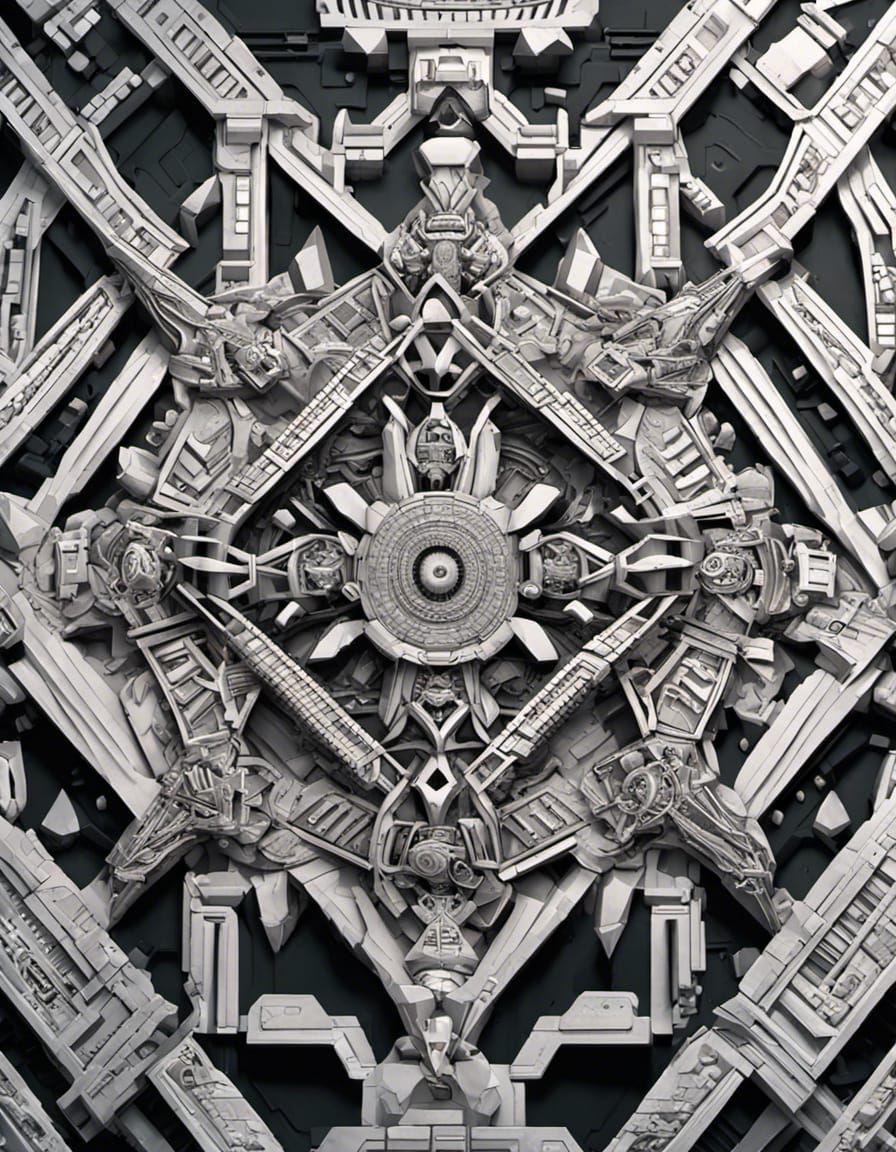 Abstract geometric psy-art 28aug23