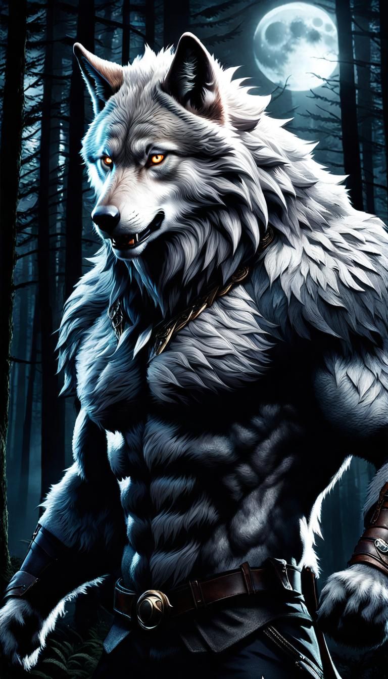 photorealistic live action movie poster of (man beast:1.5) w...