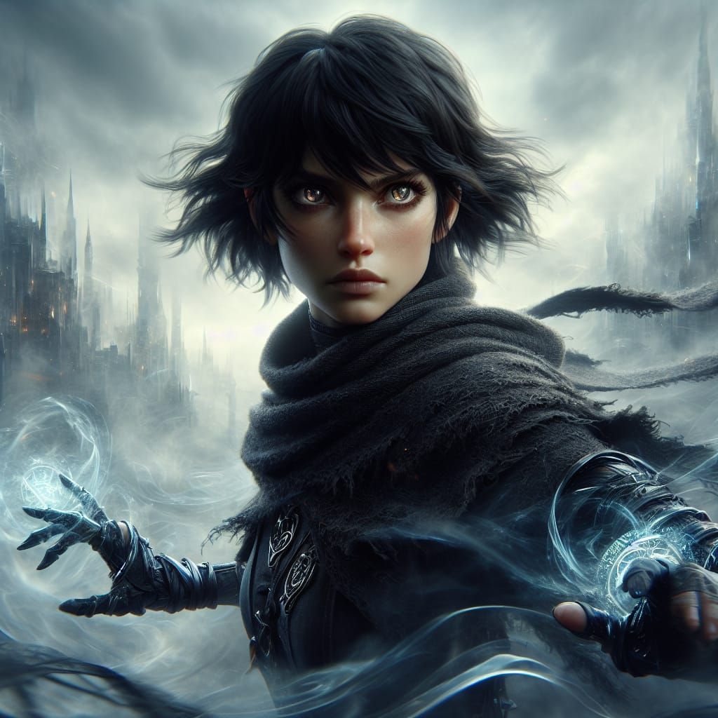 Vin from the Mistborn trilogy