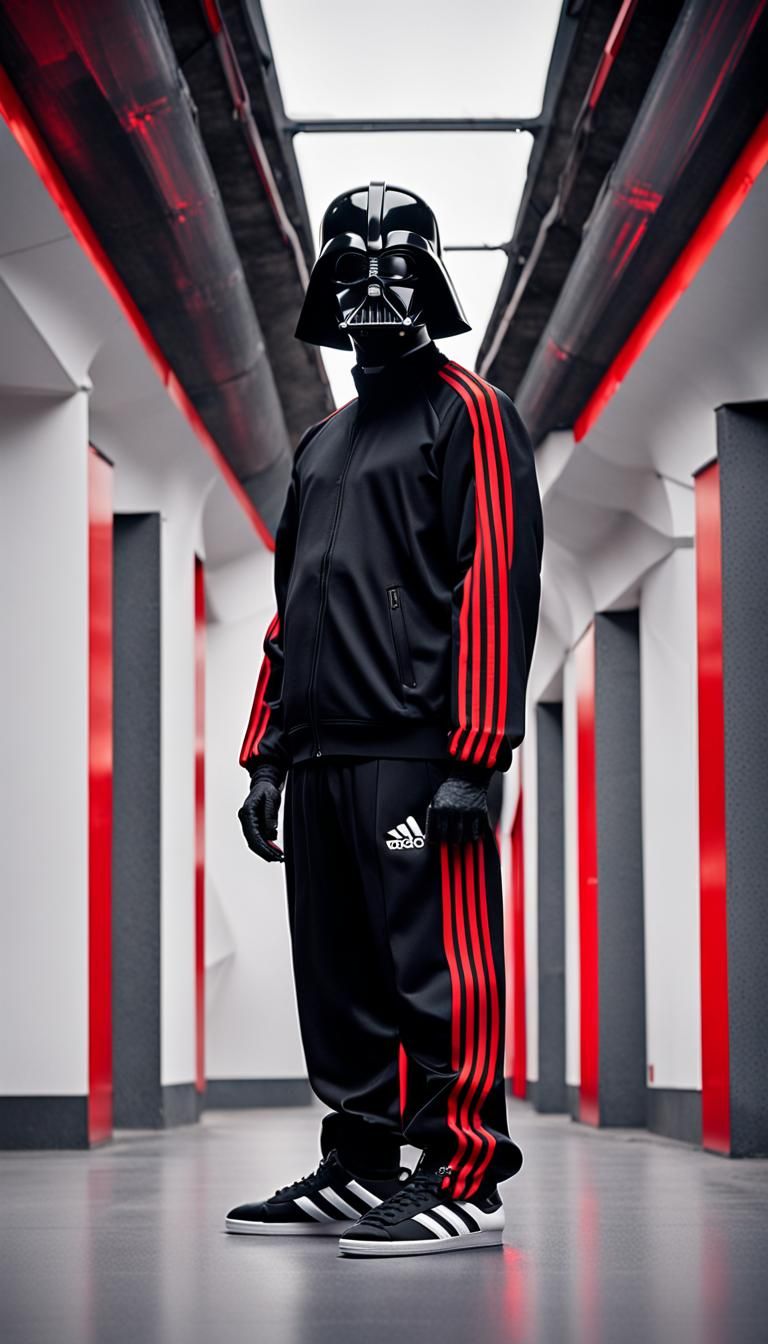 Darth Vader in Adidas Tracksuit: AI Generated Ad
