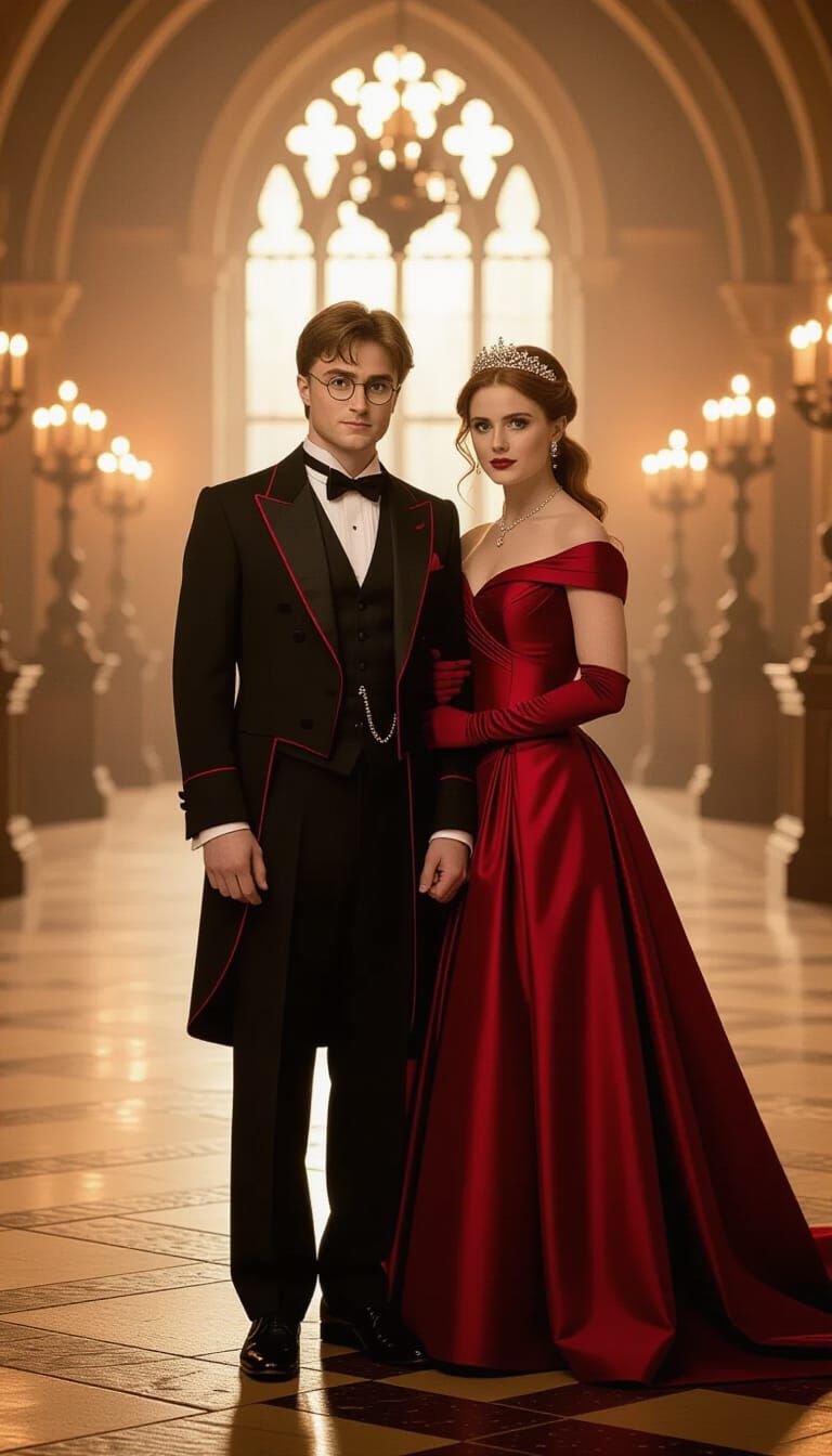 Harry Potter and Ginny Weasley Anniversary in Cinematic Styl...